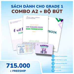 Combo A2 + Bộ Bút - Grade 1