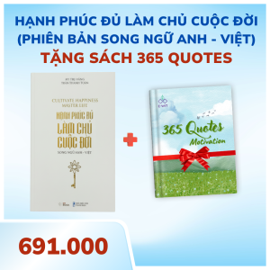 (Mua 1 tặng 1) Hạnh phúc đủ làm chủ cuộc đời - Phiên bản Song ngữ