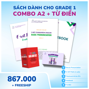 Combo A2 + Từ điển - Grade 1