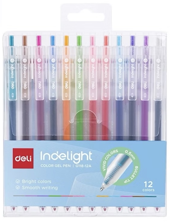 Bộ Bút Gel (12 Cây/ 12 màu)