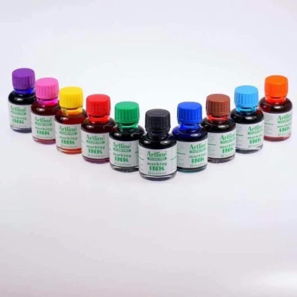 Bộ 10 lọ mực Artline (20ml/lọ)